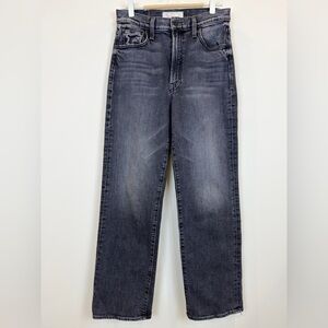 MOTHER Women's Straight Leg Jeans - Dark Gray